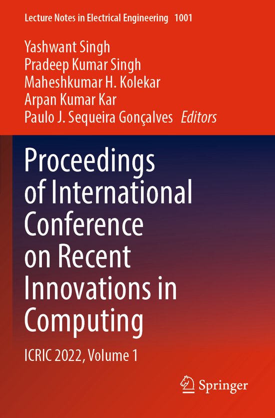 Lecture Notes in Electrical Engineering1001- Proceedings of  ... - cover