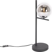 QAZQA flore - Design Tafellamp - 1 lichts - H 52 cm - Zwart - Woonkamer | Slaapkamer | Keuken