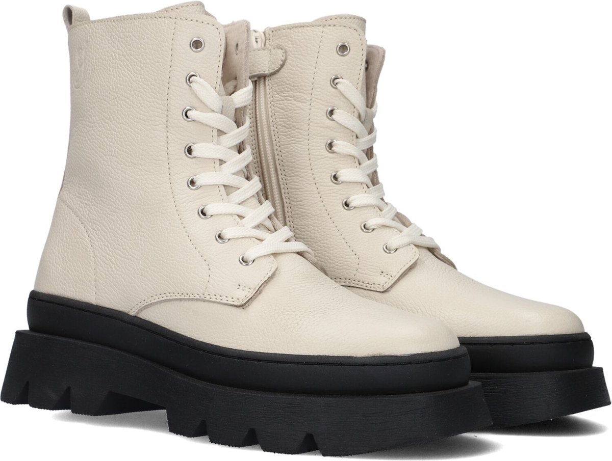 So Jamie Ch11138 Veterboots - Laarzen Met Veters - Meisjes - Beige - Maat 39