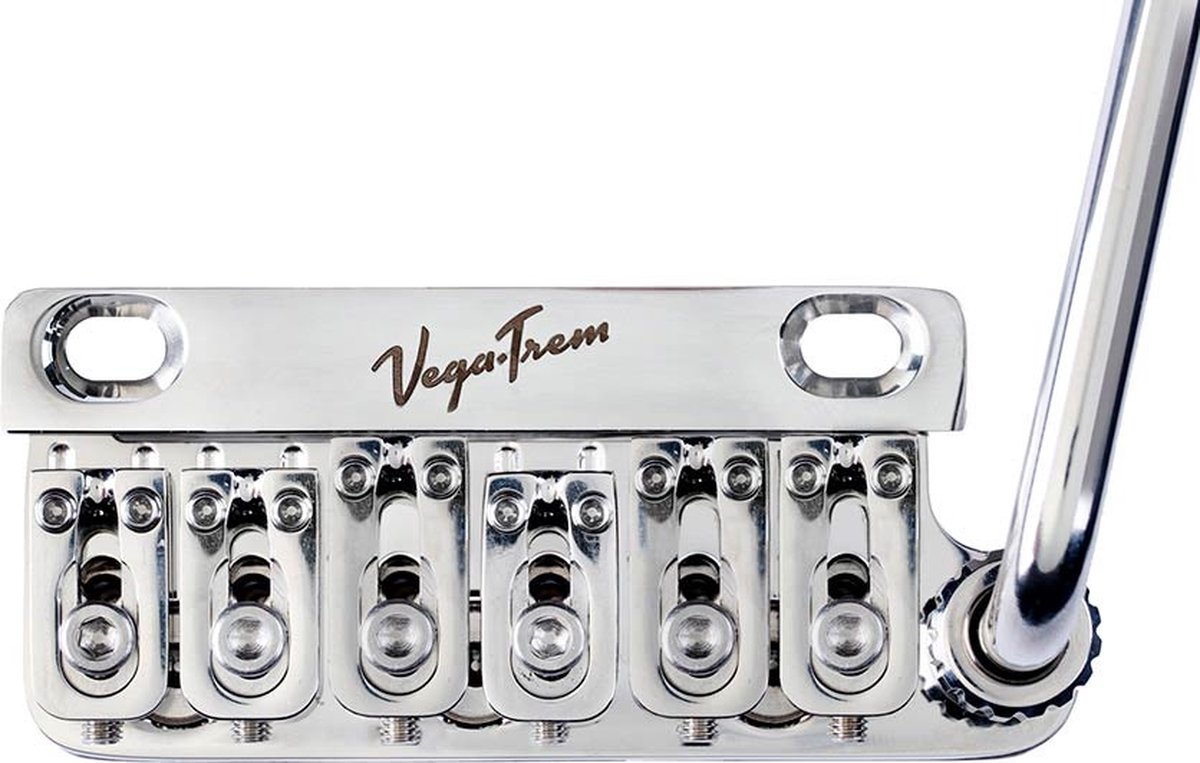 Gitaarbrug Vegatrem VT1-2 ultra tremolo 2-point systeem RVS