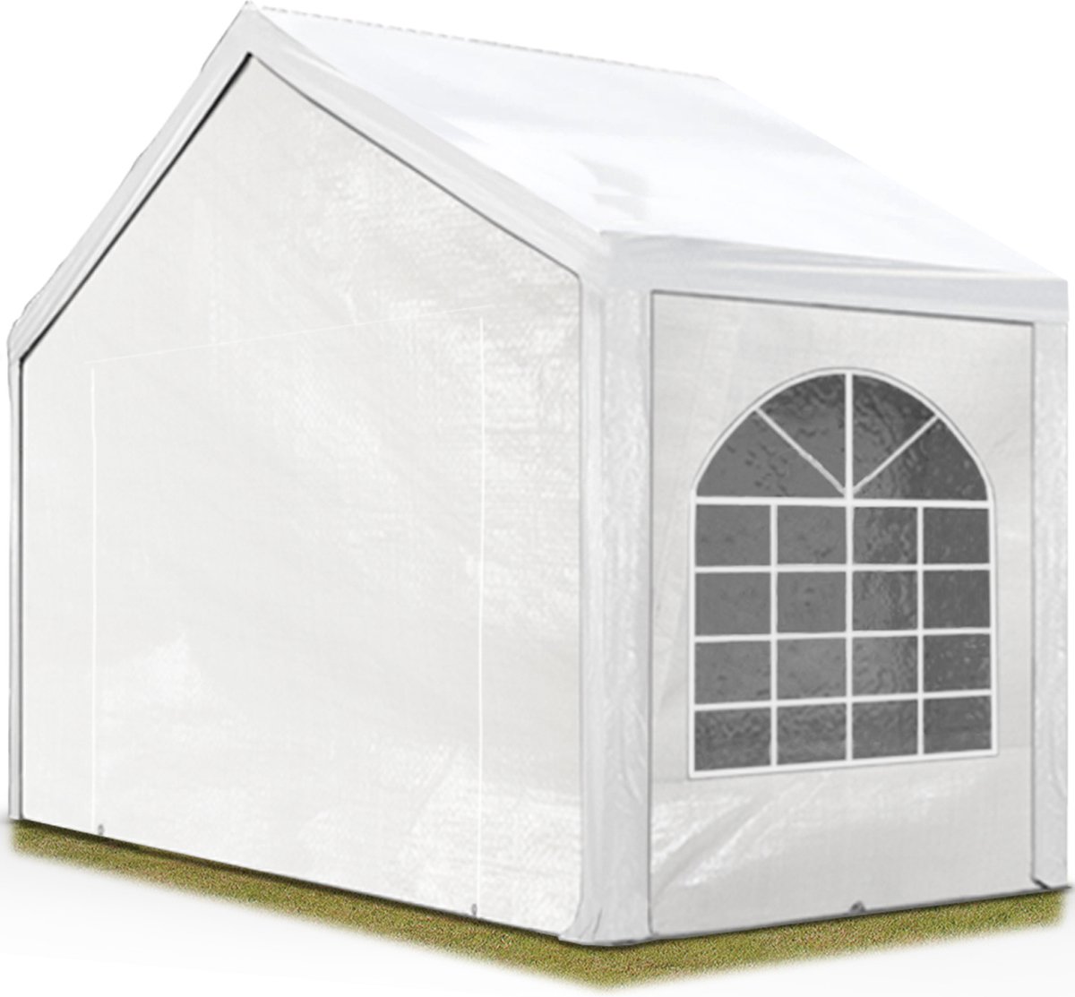 Bol.com Hoogwaardige Partytent 3x2 m van PE 450 N zeil tuintent feesttent waterdicht in Wit aanbieding