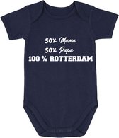 100 % Rotterdam Babyromper Jongen | Rompertje | Romper | Baby | Jongensromper