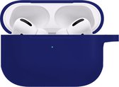 Hoes Voor AirPods Pro 2 Hoesje Siliconen Case - Hoesje Voor AirPods Pro 2 Case - Donkerblauw