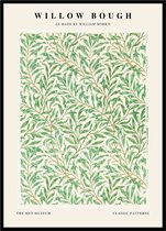 Poster William Morris - Willow Bough - Large 30x40 - Botanisch Patroon - Abstracte Kunst