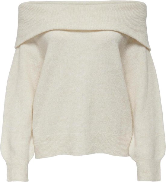 Only Onlelectra Life Ss Off Shoulder Knt 15341690 Nero - Abbigliamento Maglioni Donna 20,90