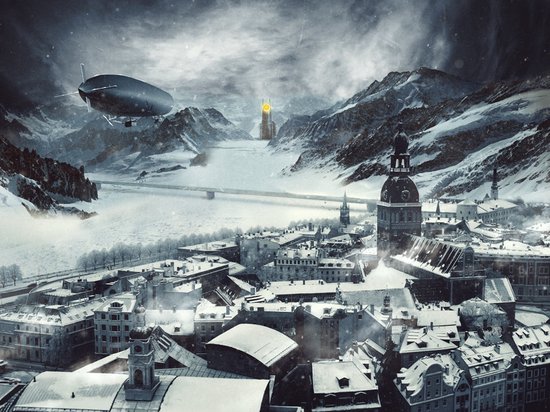 Papier peint photo - L'hiver en Russie