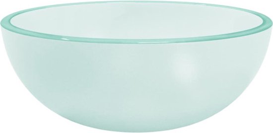 vidaXL Lavabo 30 x 12 cm Verre trempé mat