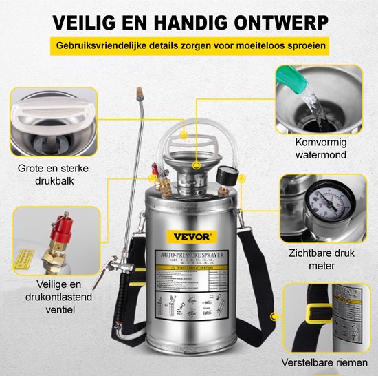 Orion Super Drucksprühgerät 9,0 Liter von Kwazar