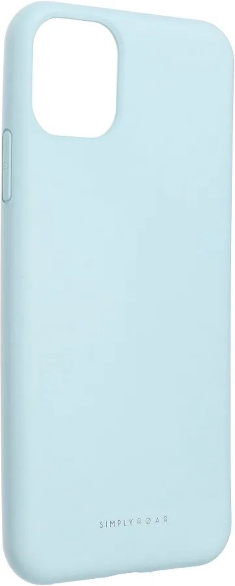 Roar Space Siliconen Back Cover hoesje iPhone 11 Pro Max - Sky Blue