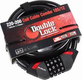 DoubleLock Coil Cable Combo 185/12 240 centimeter