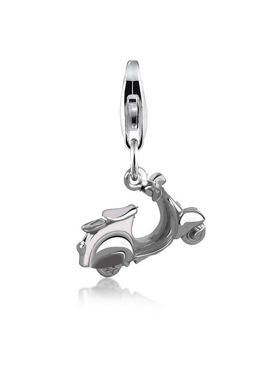 Nenalina Dames Bedel Dames Bedel Vespa Hanger in 925 Sterling Zilver