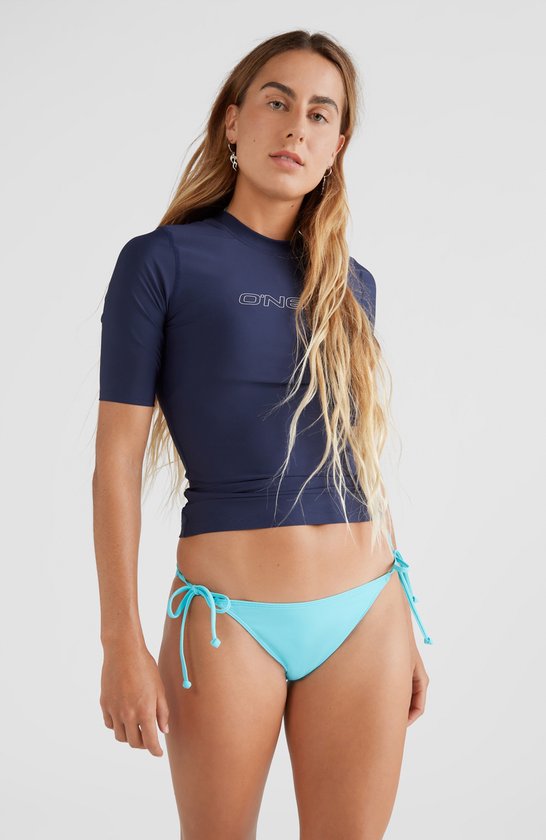 O'Neill - UV-Zwemshirt met korte mouwen voor vrouwen - UPF50+ - Bidart - Peacoat - maat XL
