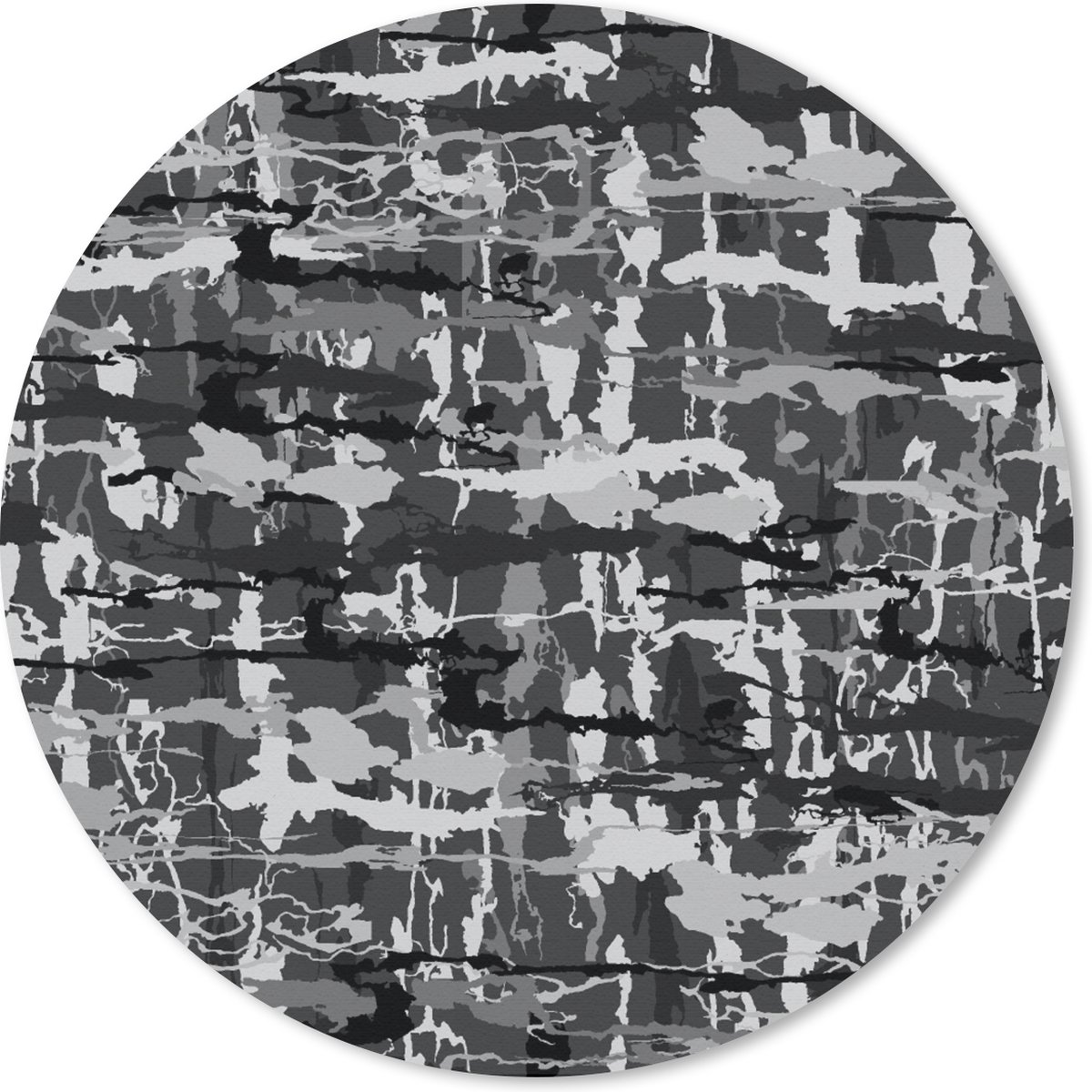 Muismat rond 20x20 cm - Mousepad Camouflage - Verf - Patronen - Ronde muismatten
