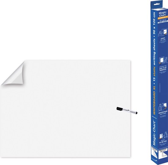 Foto: Legamaster magic chart xl whiteboard folie 90x120cm