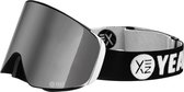 YEAZ APEX Magnet ski snowboardbril zilver gespiegeld/zilver