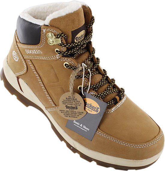 Dockers by Gerli Combat Boots voor heren, waterafstotend, Braun chocolade 360, 41 EU