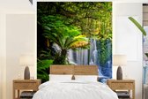 Behang jongenskamer - Fotobehang Jungle - Waterval - Australië - Planten - Natuur - Breedte 195 cm x hoogte 260 cm - Kinderbehang