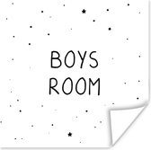 Poster kinderen - Quotes - Boys room - Spreuken - Jongens - Kind - Decoratie voor kinderkamers - 75x75 cm - Wanddecoratie jongens - Poster kinderkamer