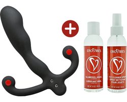 Aneros Helix Syn V Voordeelpakket - Vibrerende Prostaat Stimulator - incl. Anaal Glijmiddel & Toy Cleaner