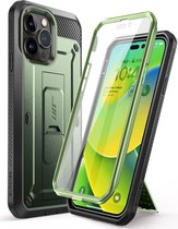 Supcase 360 Backcase hoesje met screenprotector Geschikt Voor iPhone 14 Pro Max - Groen