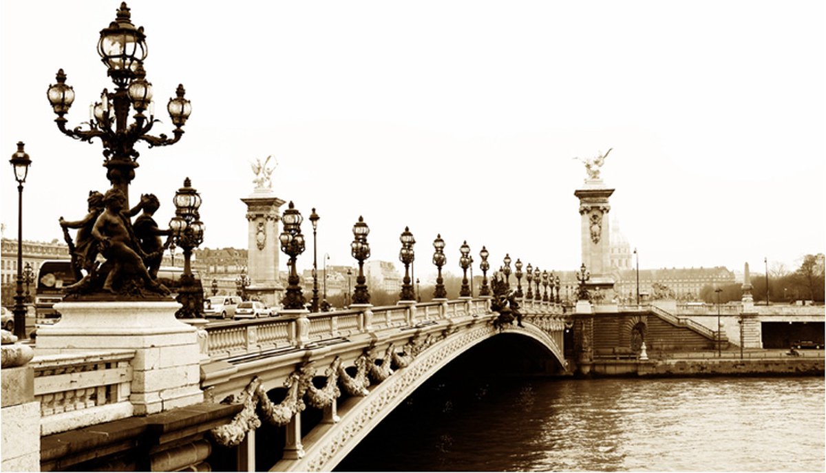Fotobehang - Alexander III Brug, Parijs.