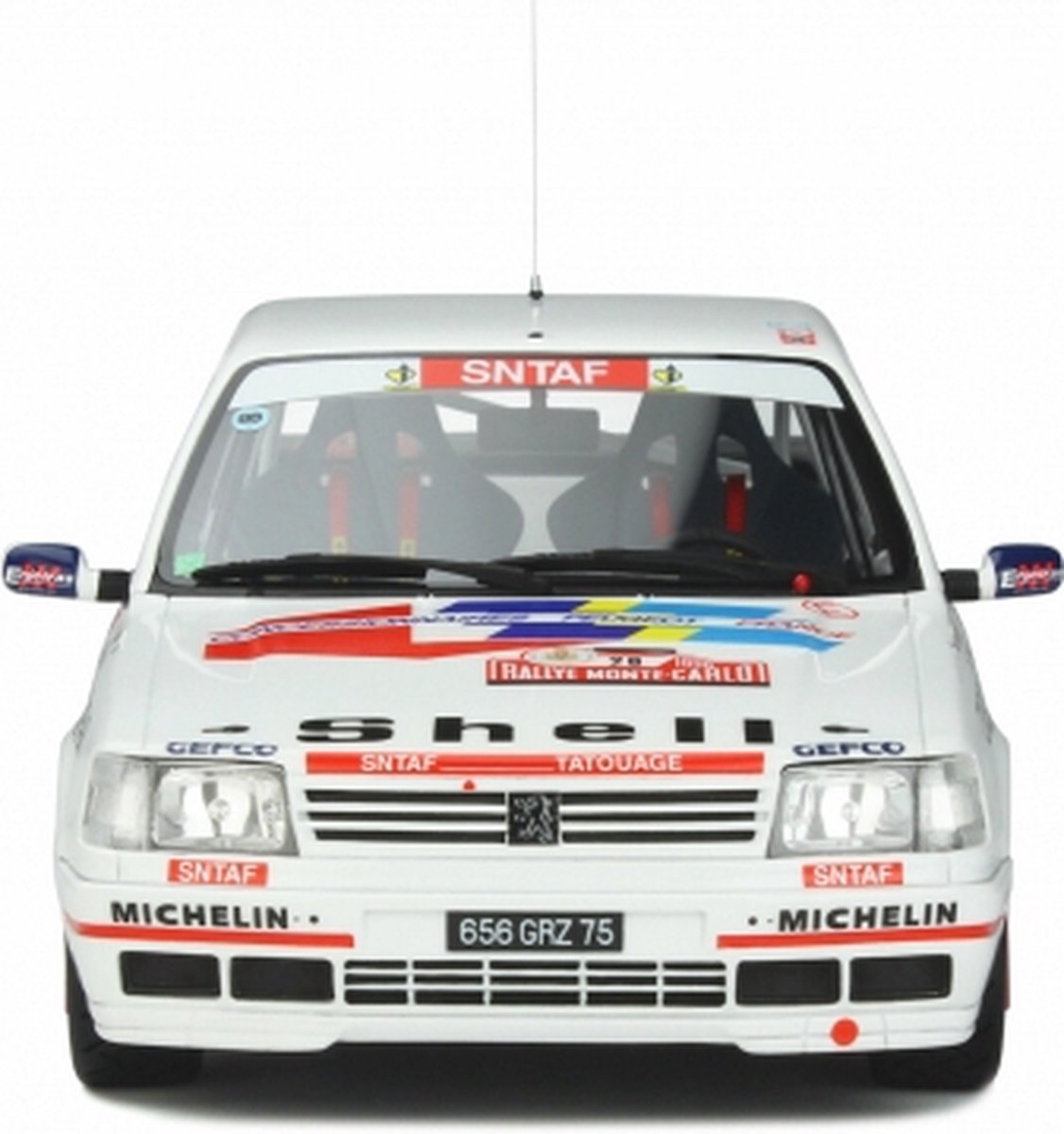 Otto Mobile Peugeot 309 Gr. A Rallye Monte Carlo 1990 Wit 1:18