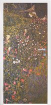 Deursticker Italiaans tuinbouwlandschap - Gustav Klimt - 85x215 cm - Deurposter