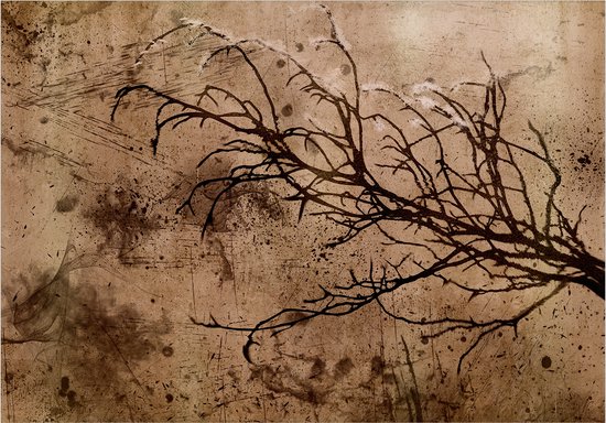 Fotobehangkoning - Behang - Vliesbehang - Fotobehang - Rickety Cherry Tree - 250 x 175 cm