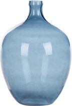 Beliani ROTI - Bloemenvaas - Blauw - Glas