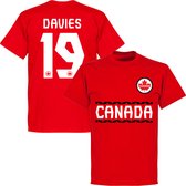 Canada Davies 19 Team T-Shirt - Rood - Kinderen - 104