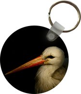 Sleutelhanger - Vogel - Snavel - Veren - Plastic - Rond - Uitdeelcadeautjes