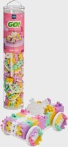Plus-Plus - Color Cars Candy Tube - Constructiespeelgoed - Set Met Bouwstenen - 200 Delige Bouwset - Bouwspeelgoed - Vanaf 3 Jaar