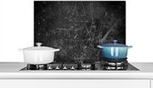 Spatscherm keuken 70x50 cm - Kookplaat achterwand Leer - Lederlook - Industrieel - Muurbeschermer - Spatwand fornuis - Hoogwaardig aluminium