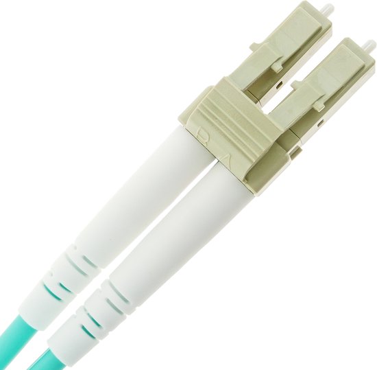 BeMatik - Câble fibre optique multimode OM4 MMF duplex 50µm / 125µm LC-SC 5m