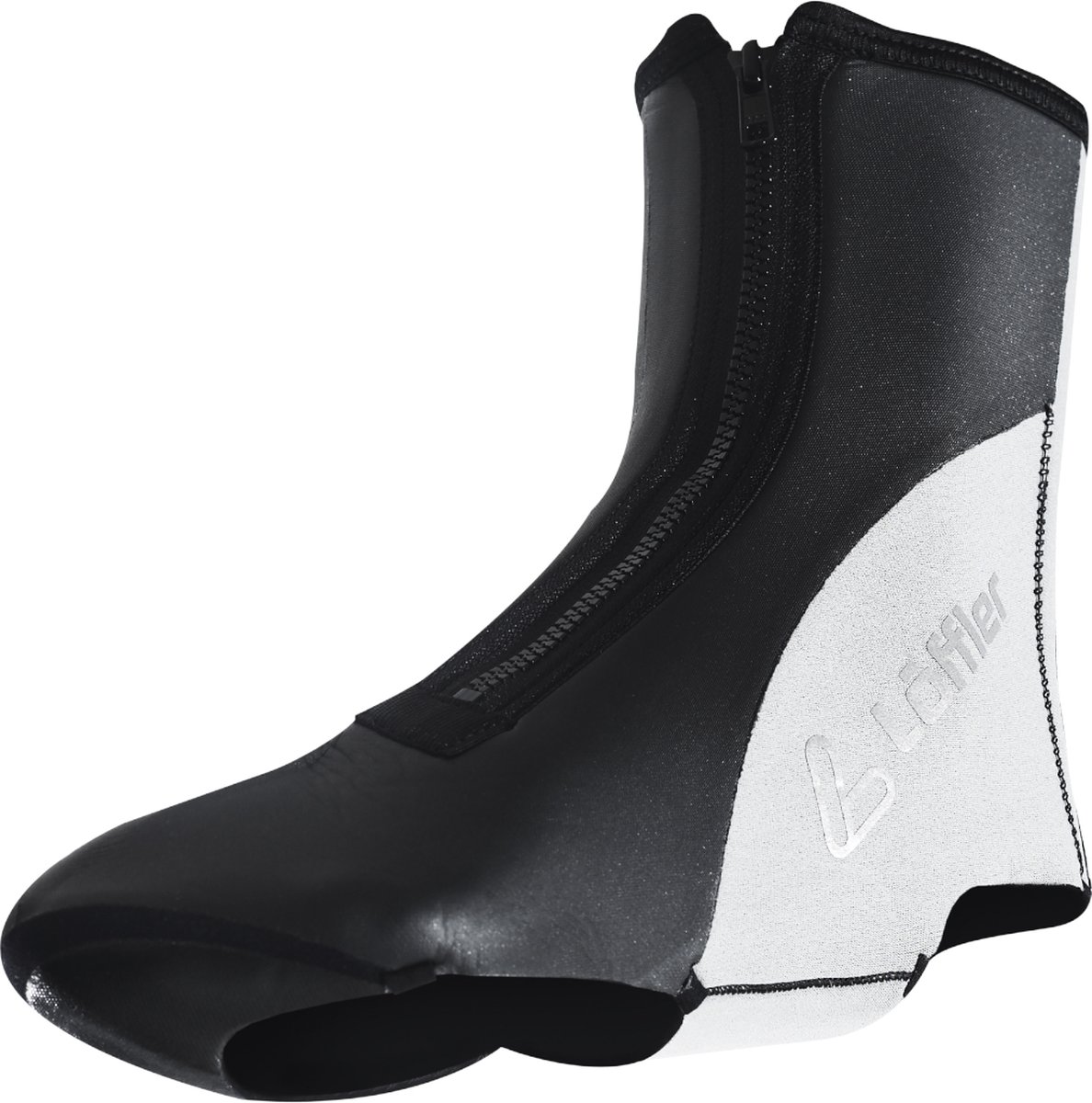Goedkoopste Löffler Overschoenen Wielrennen Polyamide Zwart/wit Maat 43-44