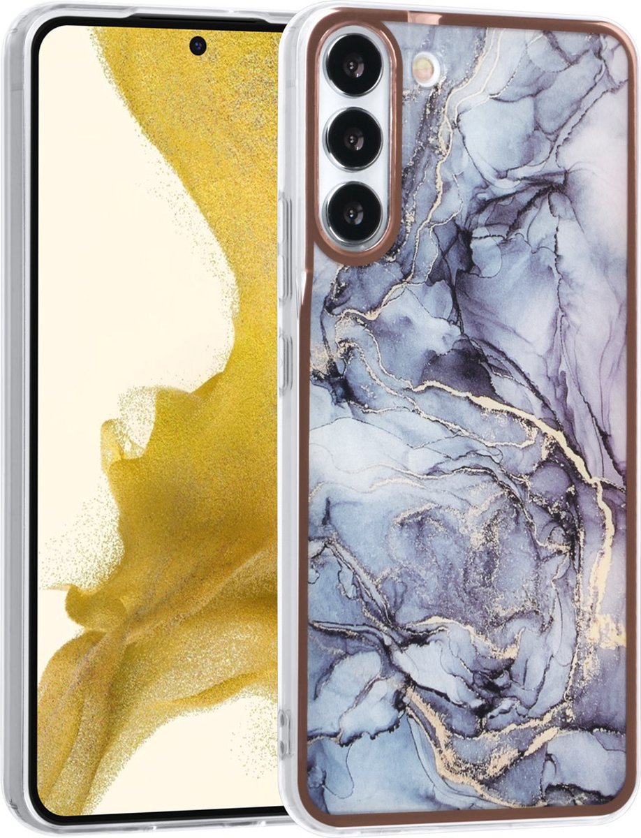UNIQ Accessory Galaxy S22 Plus TPU Backcover - Marble Grey