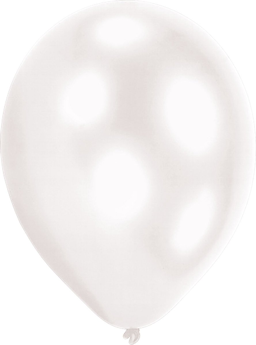 Balloominate Ballon met LED verlichting Ø 28 cm - wit - Set-5
