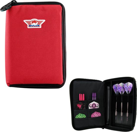 Bull's Unitas Case Nylon Red - Dart Case van Bull's — afbeelding 3