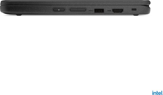 Lenovo 500e N5100 School Chromebook 29,5 cm (11.6") Touchscreen HD Intel® Celeron® N 8 GB LPDDR4x-SDRAM 64 GB eMMC Wi-Fi 6 (802.11ax) ChromeOS Grijs