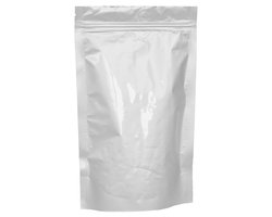 100x Stazakken Aluminium Zilver 160 x 230 mm (750 ml) Hersluitbaar zakjes Luchtdicht en Vochtdicht Ronde Uitklapbare Bodem - Sta Zakken - Gripsluiting - Hermetisch Afsluiting - Traktatiezakjes - Hersluitbare zakjes - Ziplock zakjes