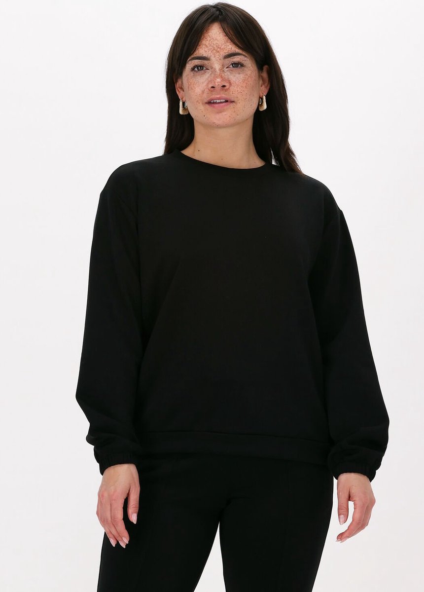 Simple Jersey Sweater Ewen Scuba Truien & Vesten Dames - Sweater - Hoodie - Vest- Zwart - Maat S