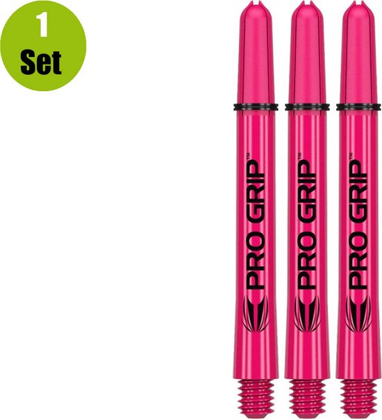 Target Pro Grip Dartshafts - Roze - Short - (1 Set) van Target — afbeelding 3