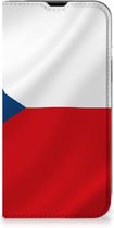 Stand Case Geschikt voor iPhone 14 Smart Cover Tsjechische Vlag