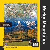 Rocky Mountains Mini 100 piece jigsaw puzzle - 0819844014100