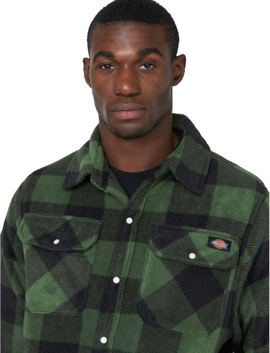 Dickies, Dickies Portland Overhemd voor heren, rood, L, rood, L