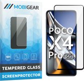 Mobigear Screenprotector geschikt voor POCO X4 Pro 5G Glazen | Mobigear Premium Screenprotector - Case Friendly - Zwart