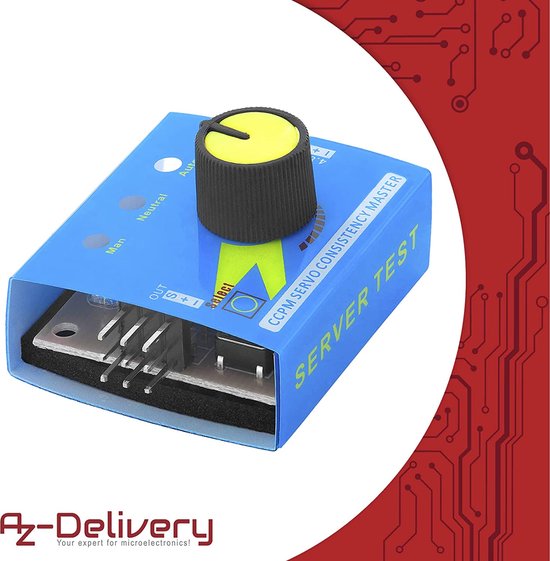 AZDelivery 5 x Multi Tester 3CH voor Servos ECSs Speed en Current