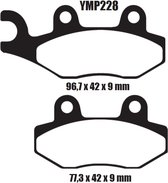 Motor remblokken voor & achter SFM / SYM / Vectrix / Vialli / WK Bikes / Yamaha  2006 - 2015 YMP228 remblok rem voor