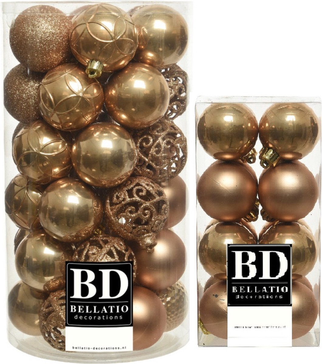 16 Boules De Noël Pailletées Peintes à La Main - 6 Cm | Décoration Sapin Fêtes