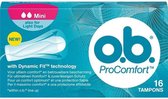 OB Tampons - Procomfort Mini 16 stuks